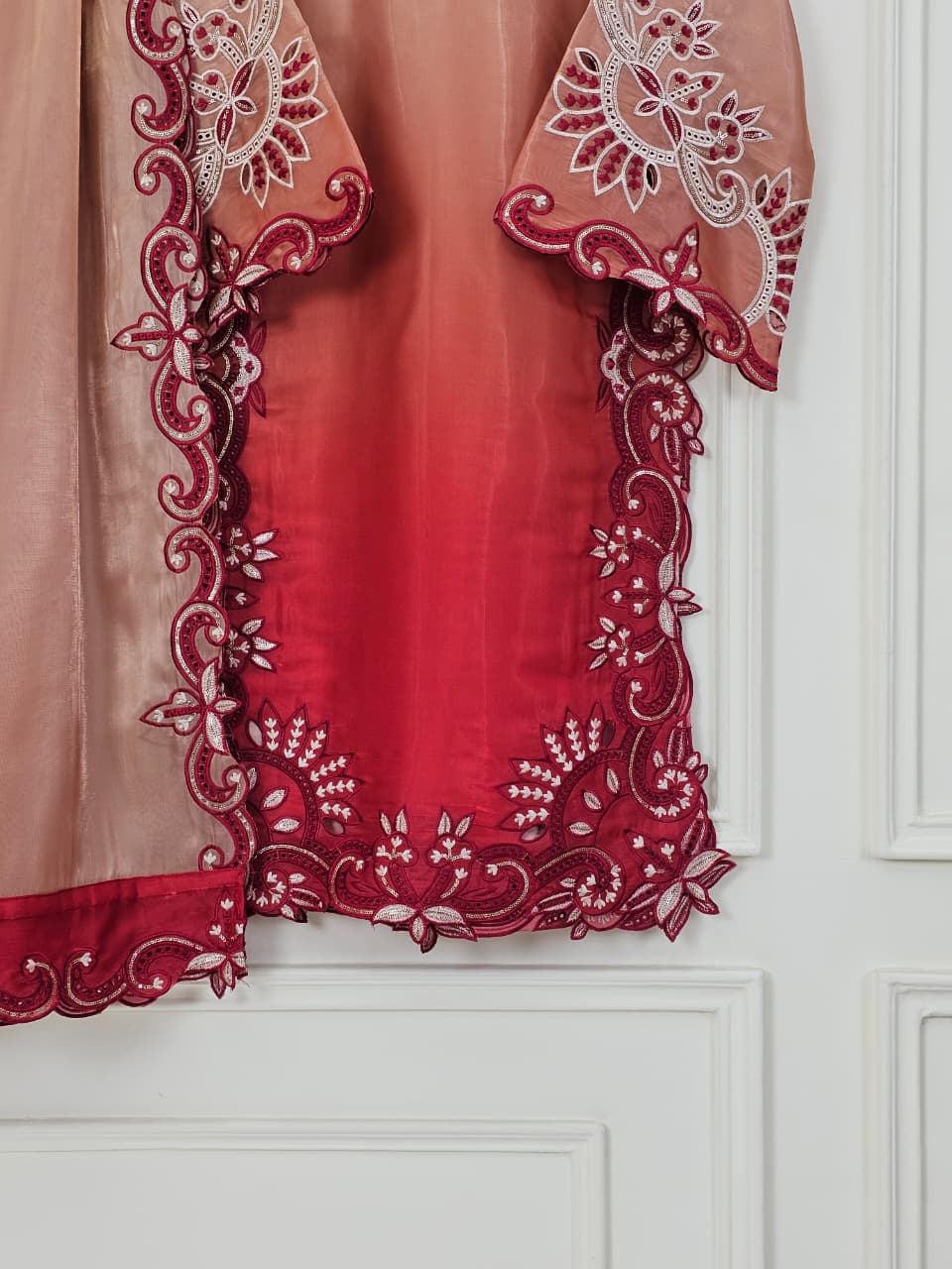 Three-piece Double Tone Sheesha Silk Luxury Pret&nbsp;