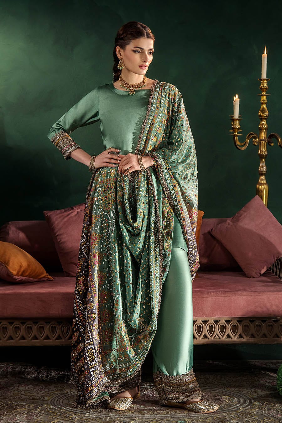 Elegant Gloss Silk Dress