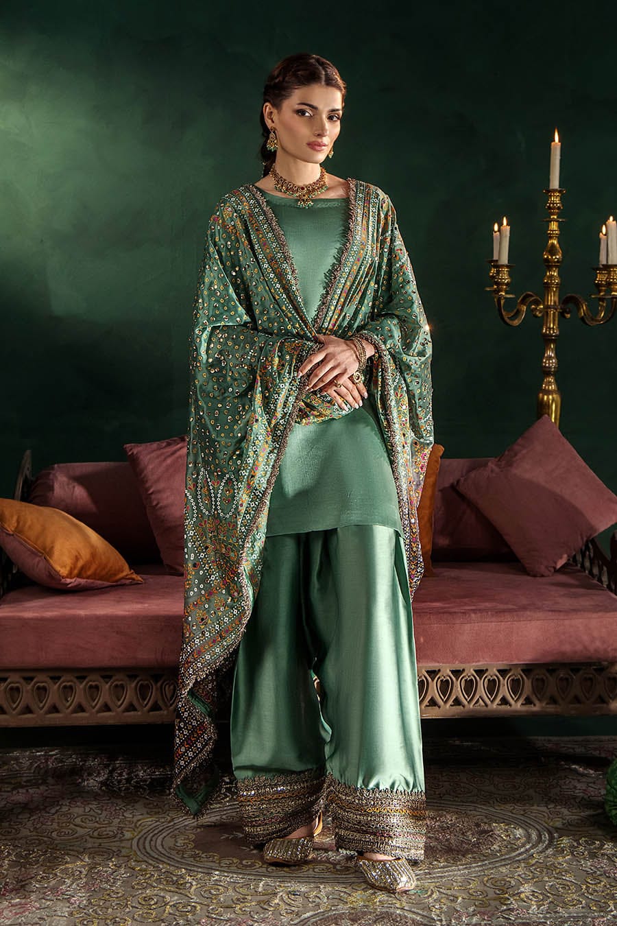 Elegant Gloss Silk Dress